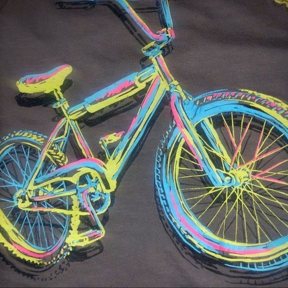 ๐5/$30 Junking Bean BMX Boyโs T-shirt Size 7 - Picture 2 of 4